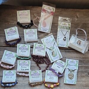 Large VibesUp Therapeutic Jewelry Bundle New with‎ tags Necklaces Bracelets